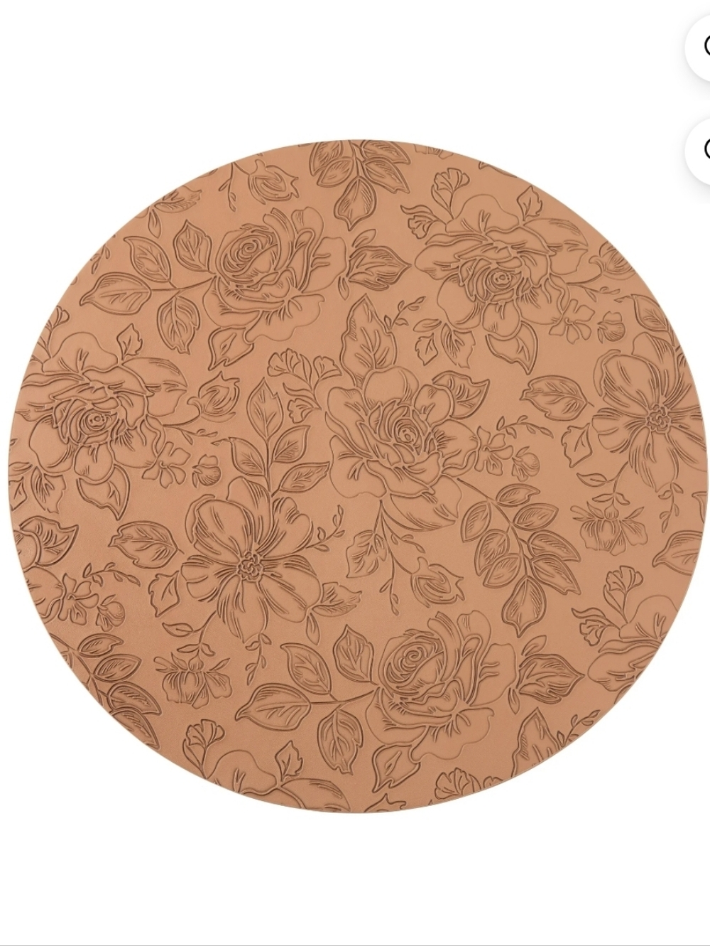 New 4Pk The Pioneer Woman Faux Leather Tan Placemats